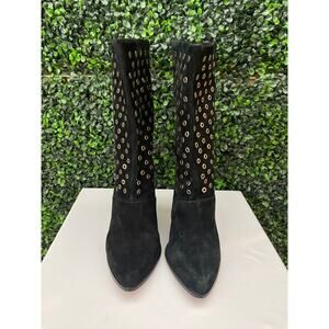 BCBGeneration Mid Calf Black Suede Boot Women’s Size 10M